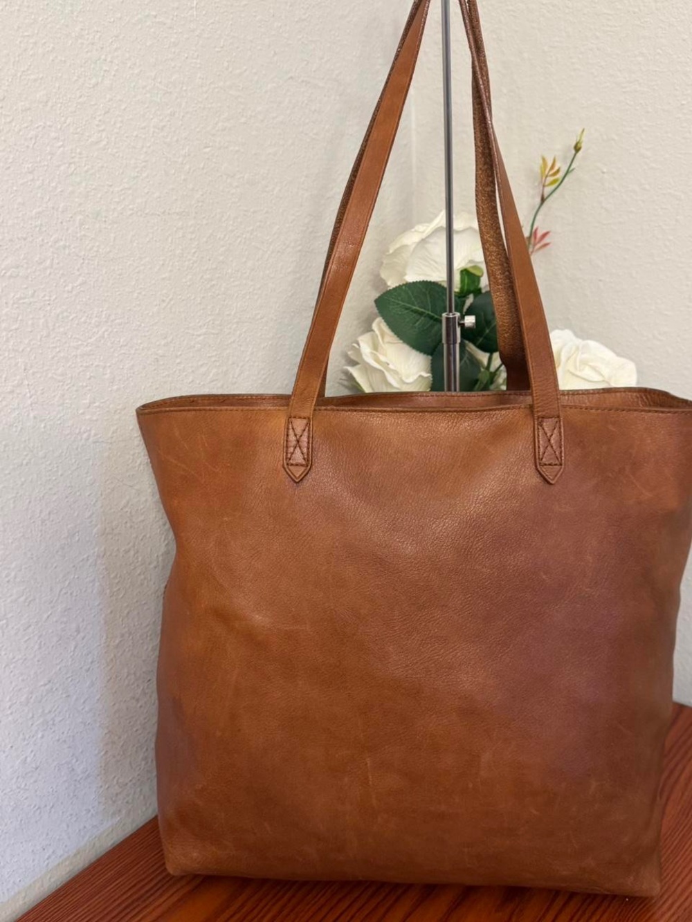 Madewell Tote Bag in Cognac Brown - Classic Everyday Carry